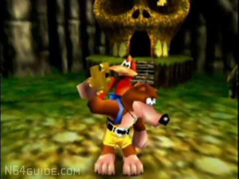 Screenshot of the game Banjo-Kazooie on N64